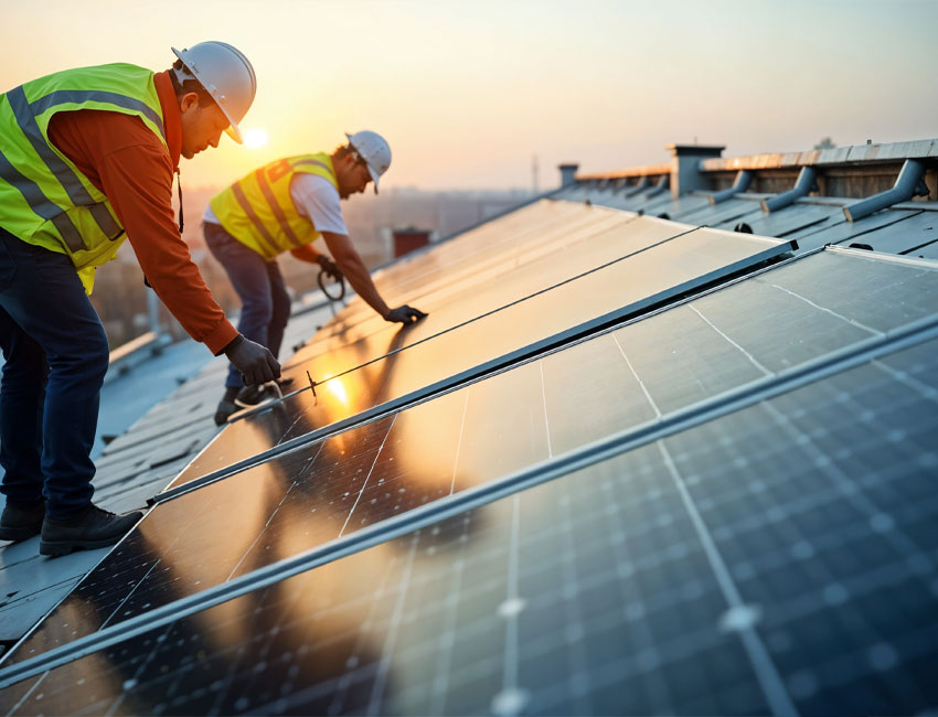 b-infinity what is included in a solar installation